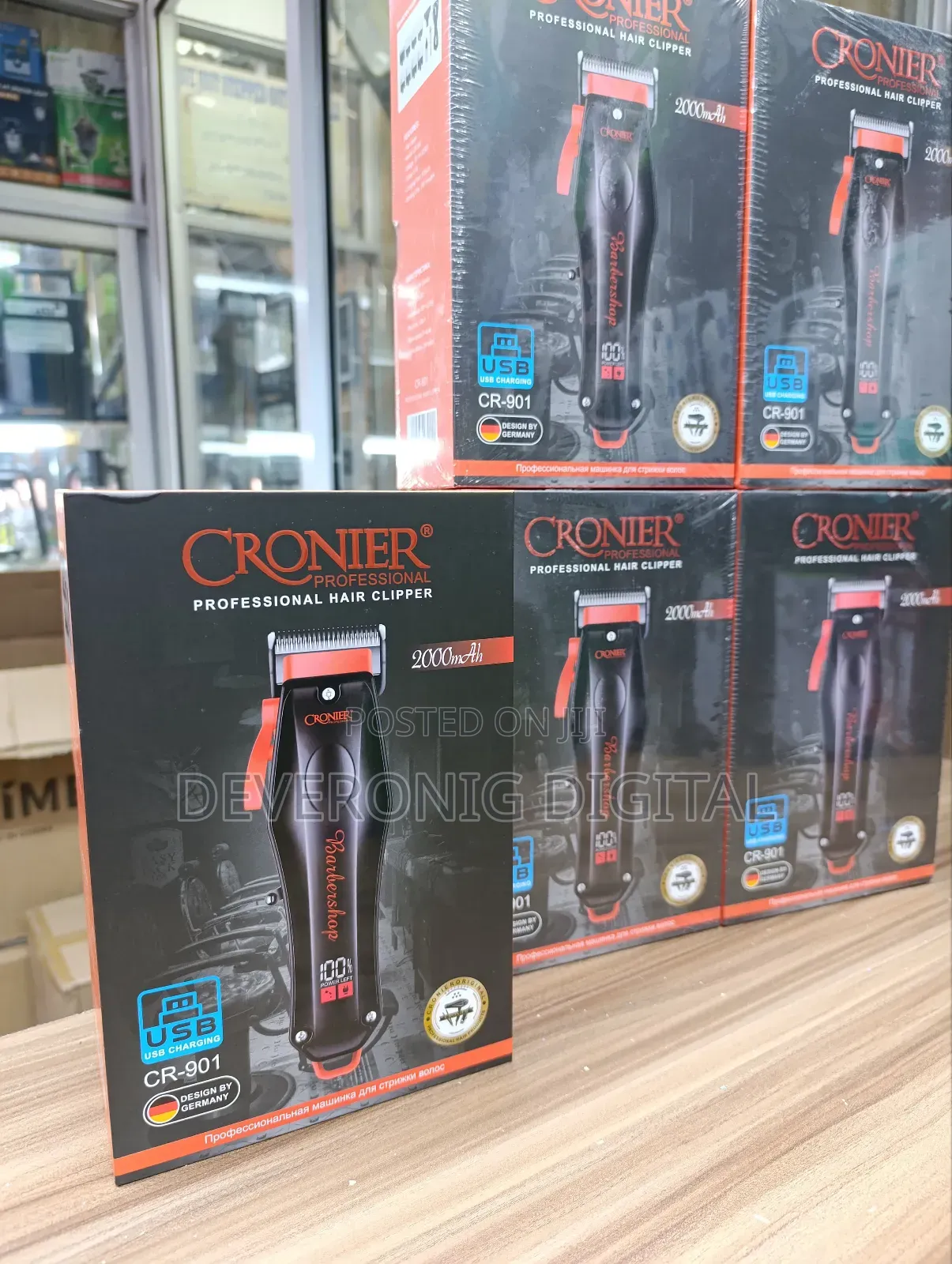 *Cornier Professional Cordless Hair Clipper Usb Charging*