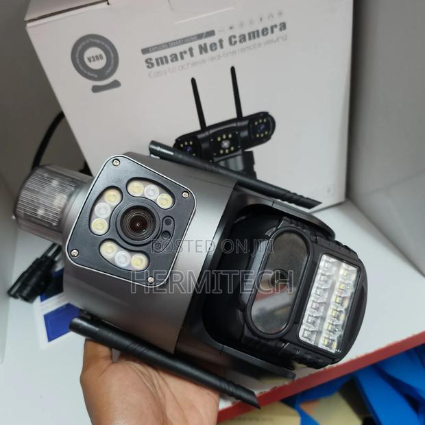 4g Sim Card Support CCTV With 2 Lens and Alarm System - thumbnail 2