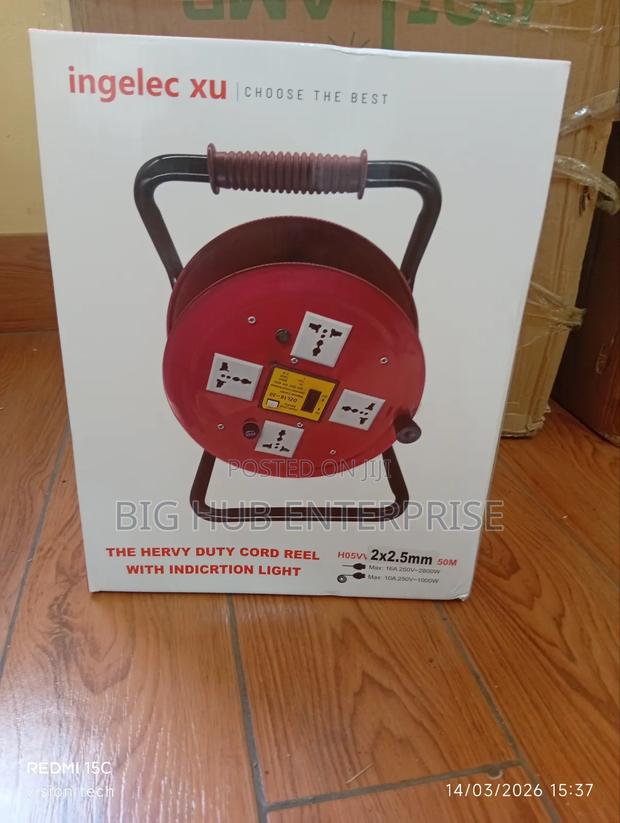 50 M by 2.5 L Heavy Duty Extension Reel