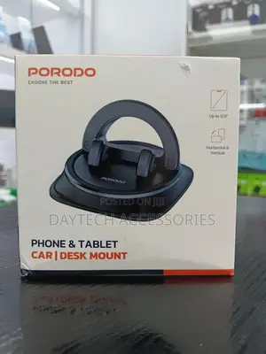 The Is a Porodo Rotatable Mobile Phone Tablet Bracket Holder - Black