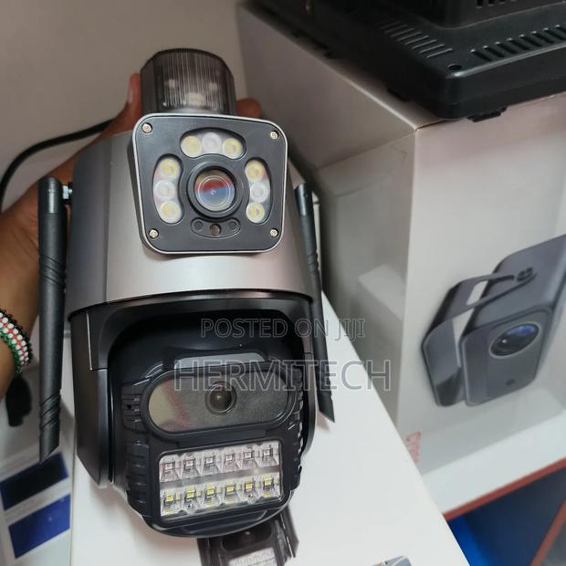 High Definition Dual Lens 4g Electric Model Surveillance Camera - thumbnail 2
