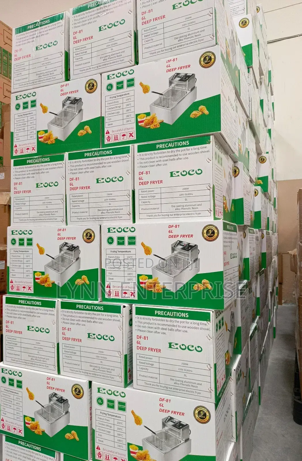 6 Litres Ecco Single Deepfryer