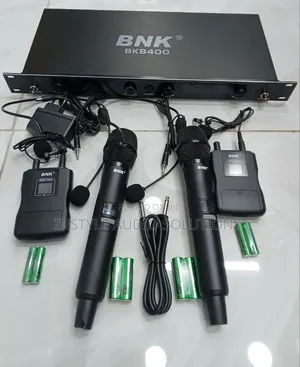 BNK Bk8400 Hand and Tie Wireless Microphones Set