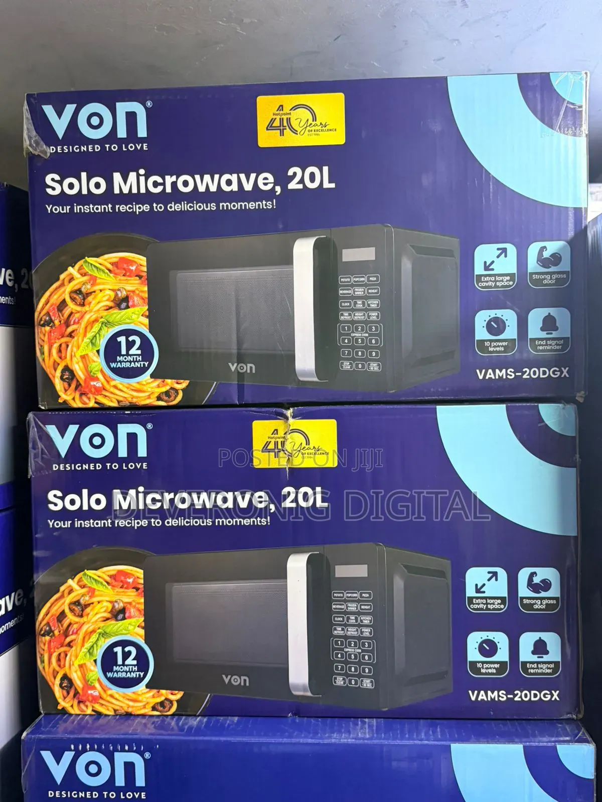 Von Solo Digital Microwave Vams -20dgx