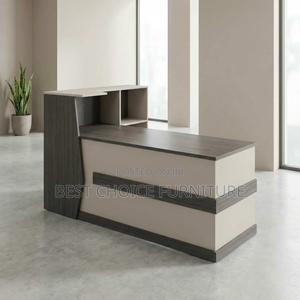 Reception Desks; Modern 2.4 Meter Office Reception Counter - thumbnail 2