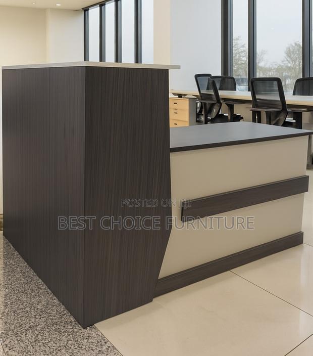 Reception Desks; Modern 2.4 Meter Office Reception Counter - thumbnail 17