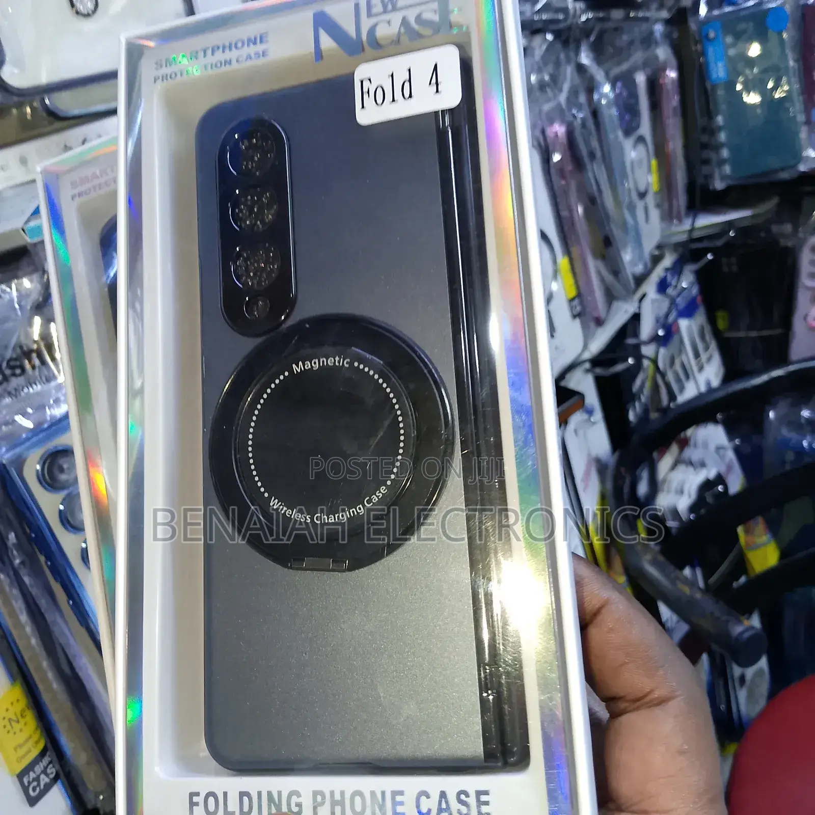 Fold 4 Protective Case With S Pen and Screen Guard, Elegant Cover