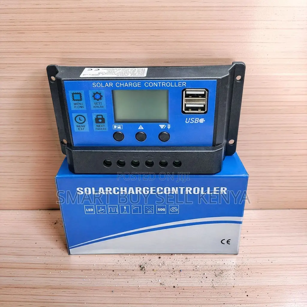Plug and Play Convenience 12v/24v 10a Digital Solar Charge Controller