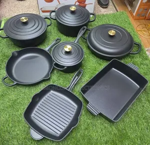 11pcs Cast Iron Cookware Set