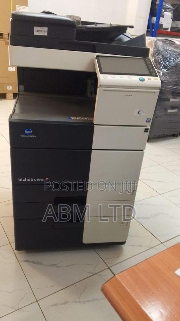 Konica Minolta Bizhub C454e Color Laser MFP With 3 Trays