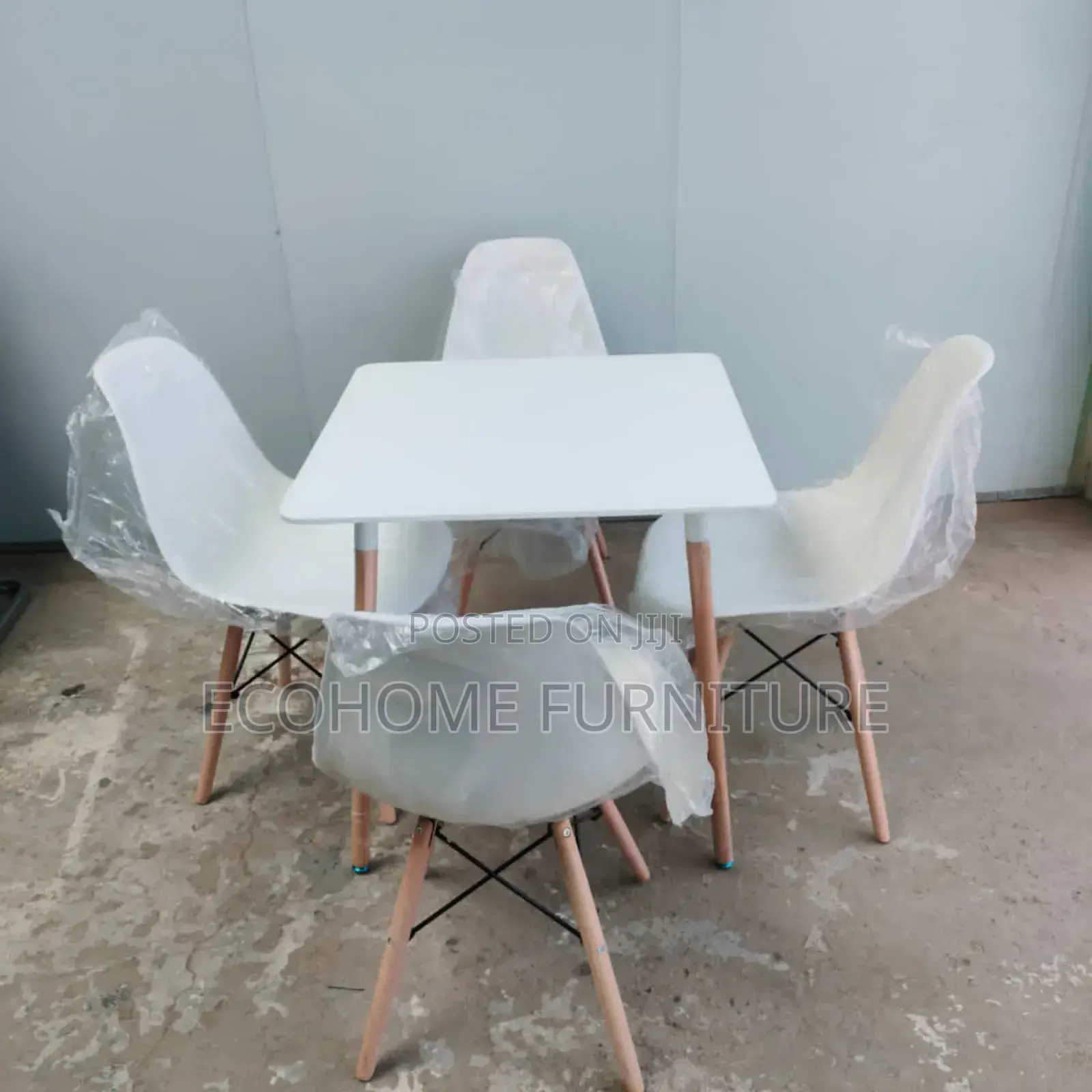 4 Seater Square Eamas Table and Chairs
