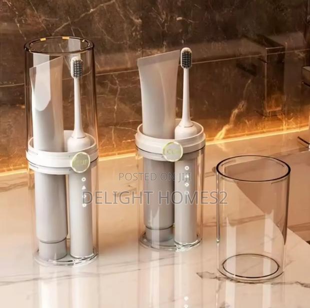 Acrylic Big Size Toothbrush Holder-nje - main view
