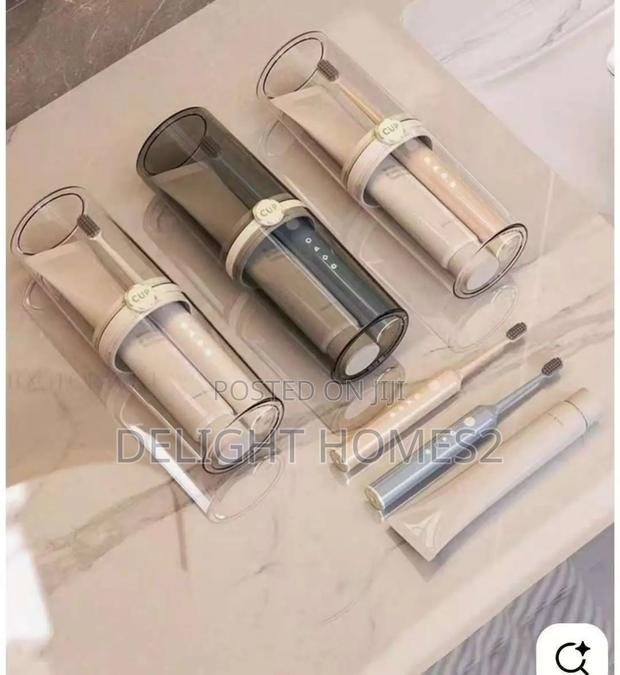 Acrylic Big Size Toothbrush Holder-nje - thumbnail 2