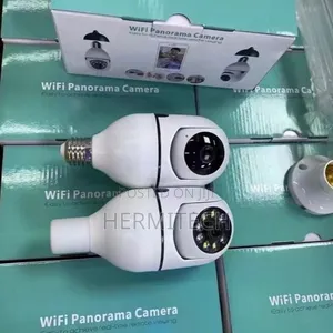 Bulb CCTV Camera 3600 Rotation Surveillance Camera Wifi Smart