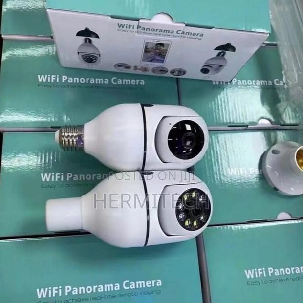 Bulb CCTV Camera 3600 Rotation Surveillance Camera Wifi Smart