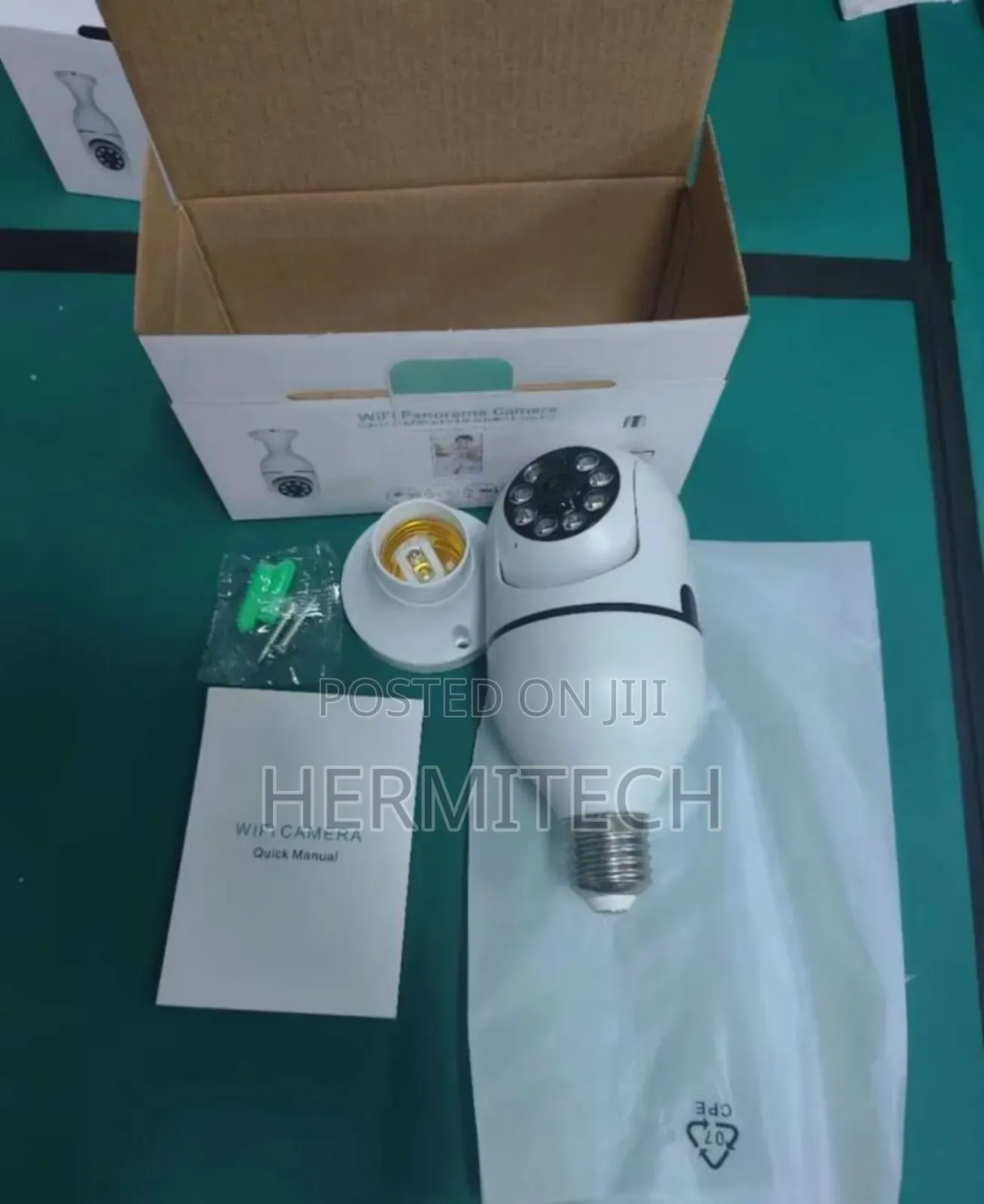 Bulb CCTV Camera 3600 Rotation Surveillance Camera Wifi Smart