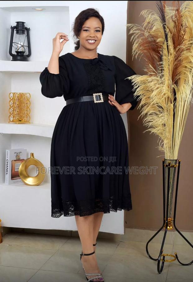 Black and White Shift Dress - main view