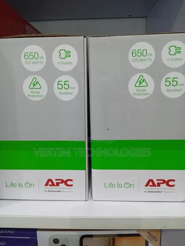Apc Easy Ups 650va Universal Outlet 230v 375watts 4 Outlets Apc