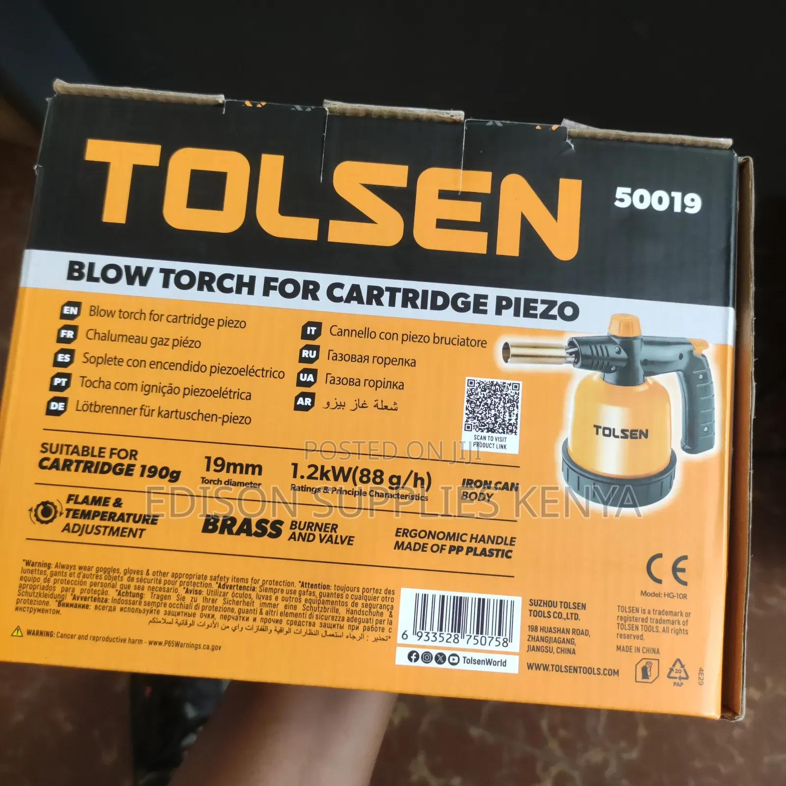 Tolsen Gas Blow Torches Butane Flame Fire Burner Charcoal Lighters