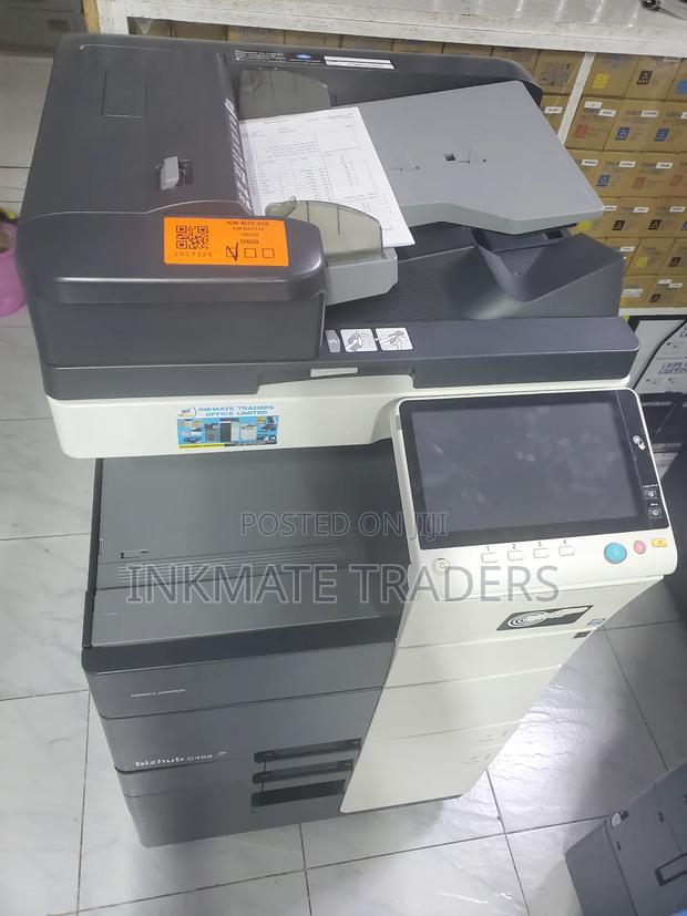 Bizhub C458 Document Workflow Integration Model - main view