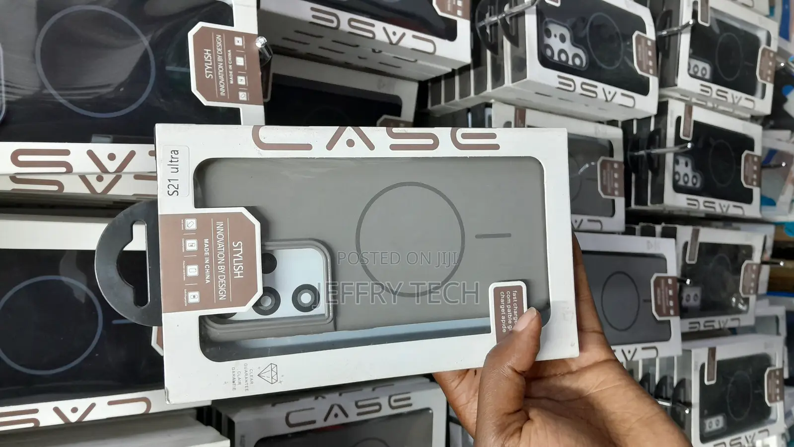 Kaovi Magsafe Tpu Grey Syndee Case for Samsung Galaxy S21 Ultra