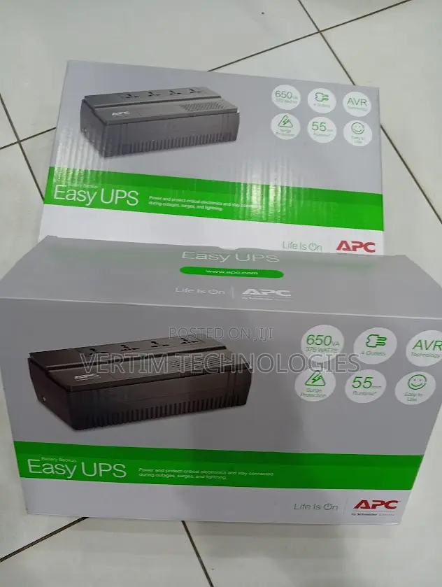 Apc Easy Ups Bv 650va, Avr, Universal Outlet, 375v