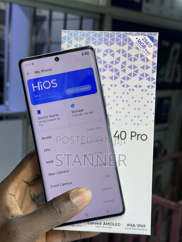 New Tecno Camon 40 Pro 4G 256 GB - thumbnail 4