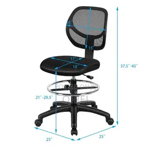 Office Chair: Receptionist Ergonomic Chair