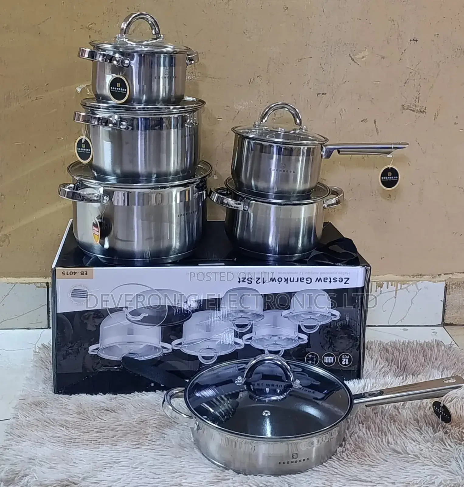 
12pcs Edenberg Stainless