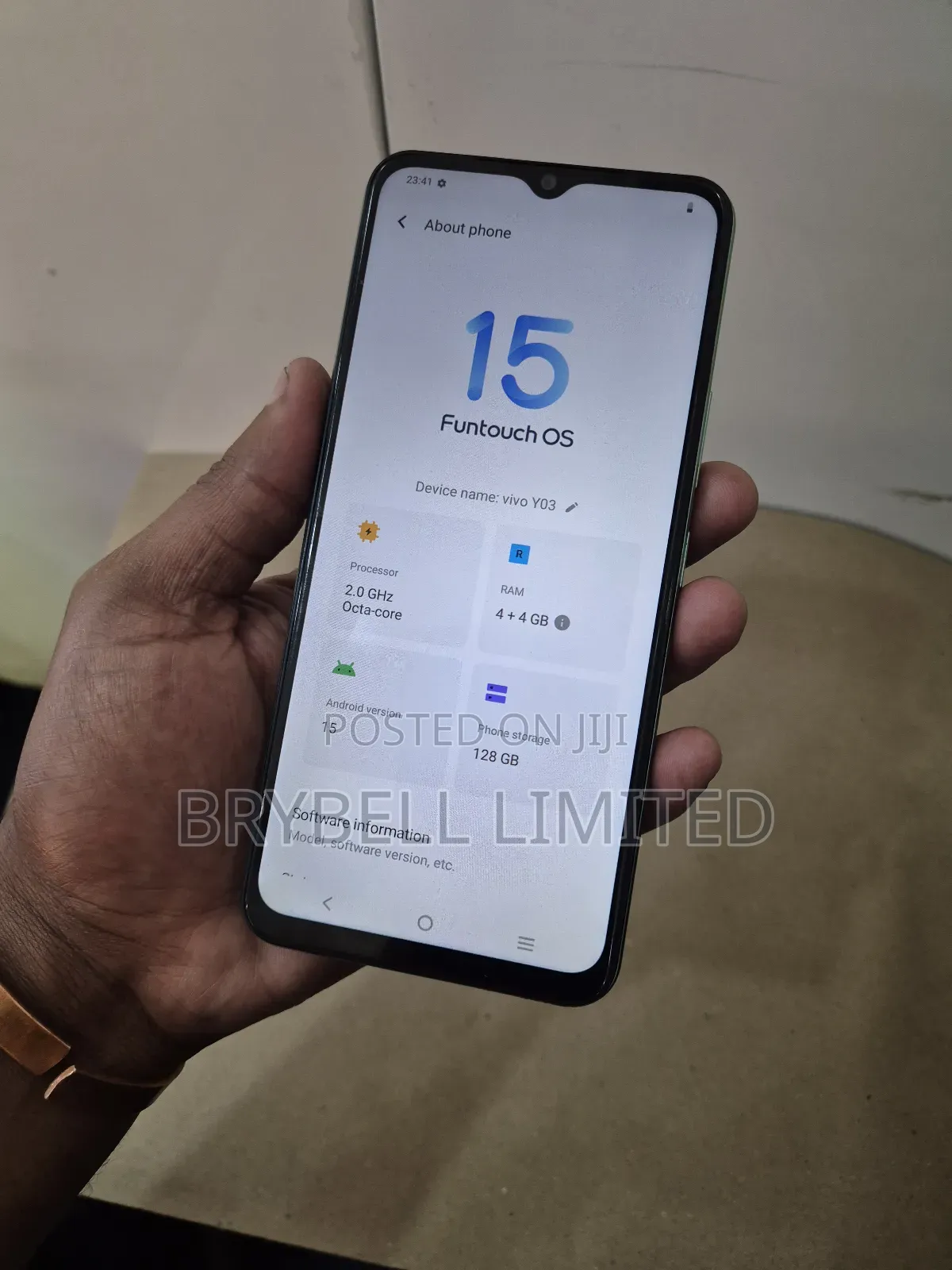 Vivo Y03 128 GB Blue