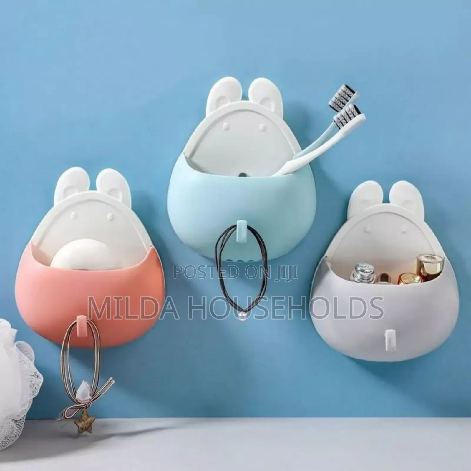 Wall Mount Seamless Toothbrush Holder Available