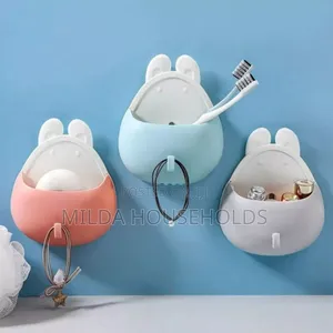 Wall Mount Seamless Toothbrush Holder Available