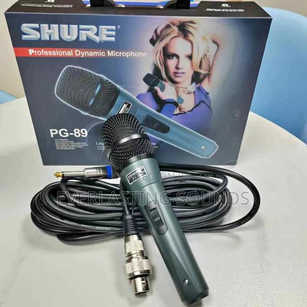 Shure Pg-89 Professional Dynamic Microphone.