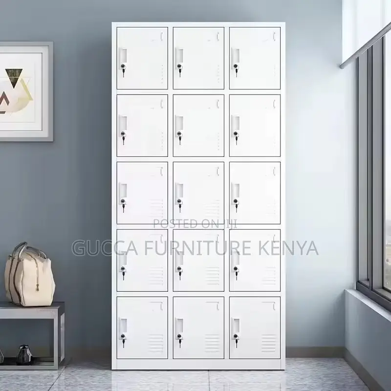 15-locker Office Metallic Storage Cabinet