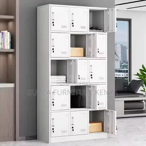 15-locker Office Metallic Storage Cabinet