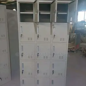 15-locker Office Metallic Storage Cabinet