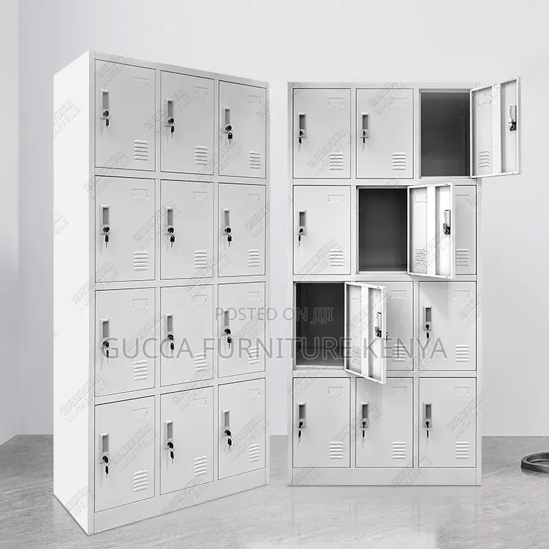15-locker Office Metallic Storage Cabinet