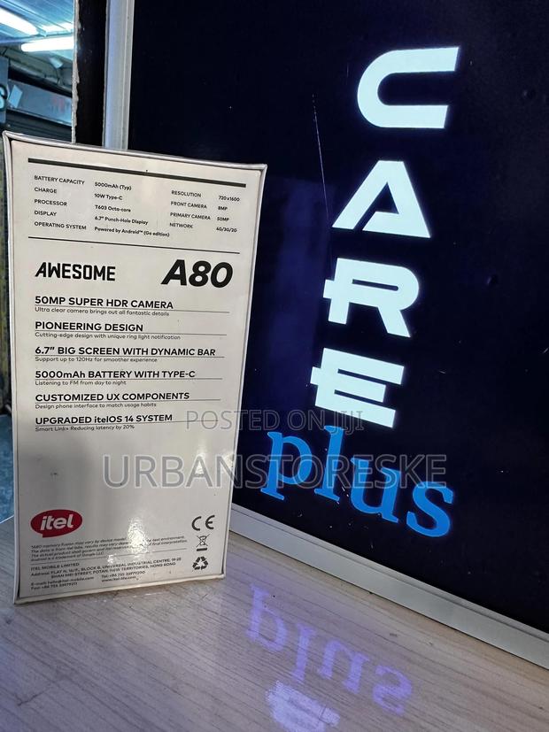 New Itel A80 128 GB Silver - thumbnail 3