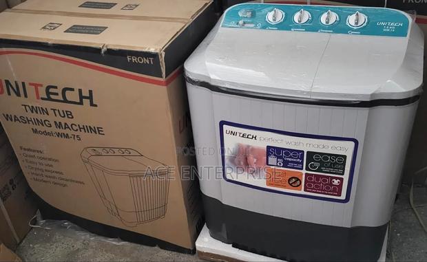 Unitech 7.5 KGS Twin Tub Wash and Spin Washing Machine