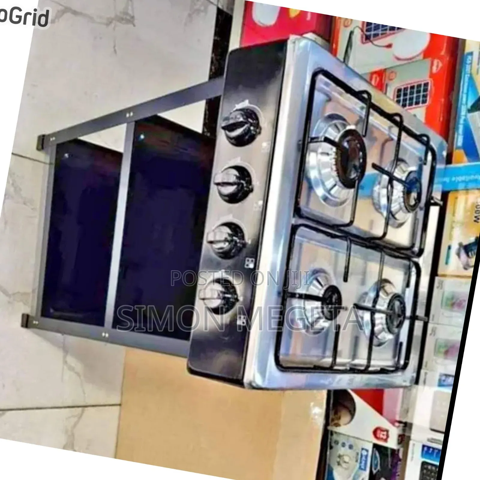 New Ramton 4 Burner Cooker With Shelf Payment on Delivery