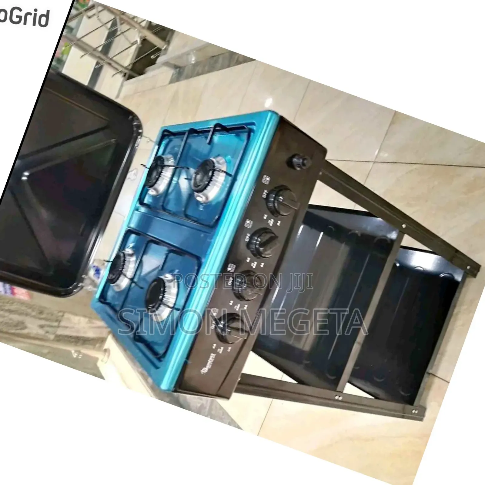 Ramton 4 Burner Cooker With Shelf Restocked