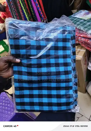 Blue Black Maasai Shuka