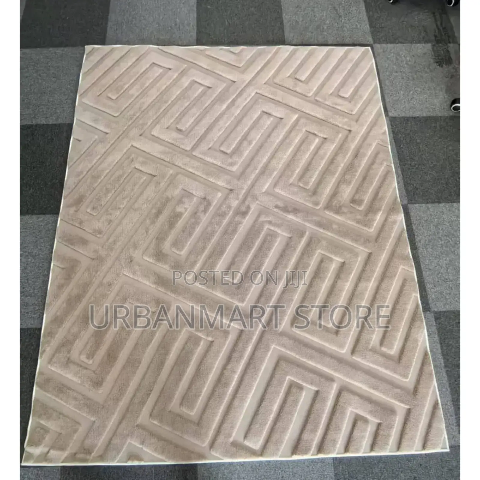 American Carpet 5×8 Non-Slip Rubber Bottom Living Room Carpet