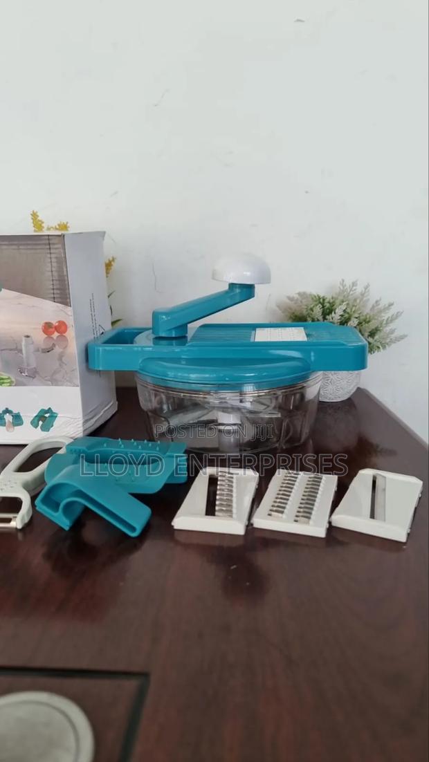 2in1 Manual Food Processor Chopper Grater With Peeler