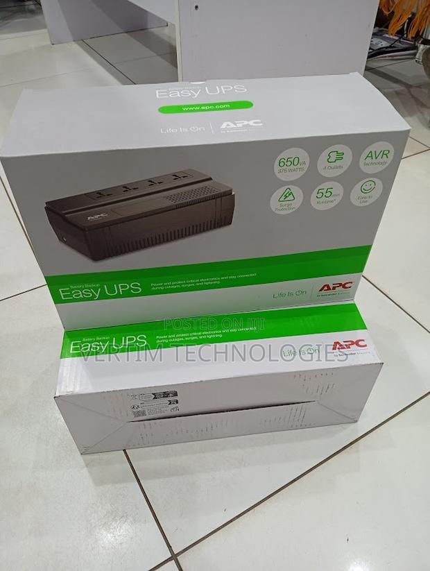 Apc Back-Ups 650va, Automatic Voltage 375watts 4 Outlets - main view