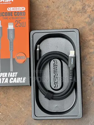 Amaya Silicone Charger - Type C To Lightning 25w
