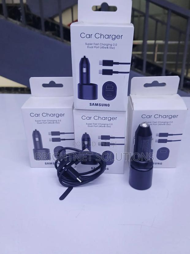 Samsung Super Fast Dual Car Charger (45w + 15w)