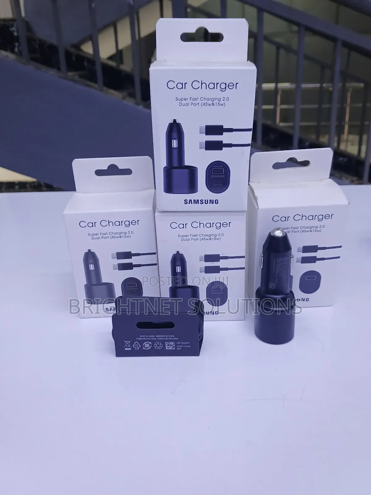 Samsung Super Fast Dual Car Charger (45w + 15w)