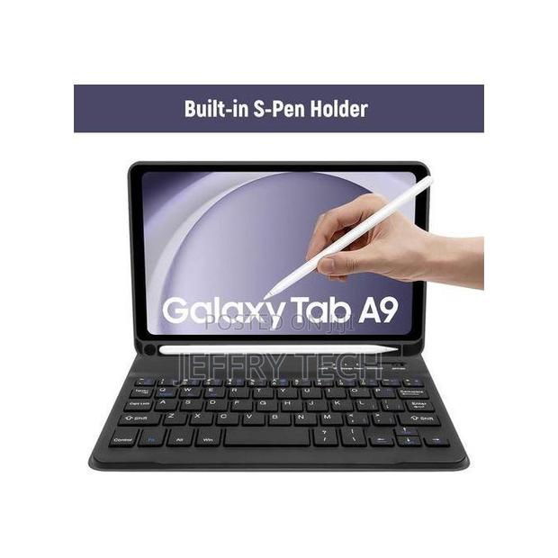 Caseme Keyboard Case for Samsung Galaxy Tab A9 8.7 Inch 2023, Slim Ca - thumbnail 3