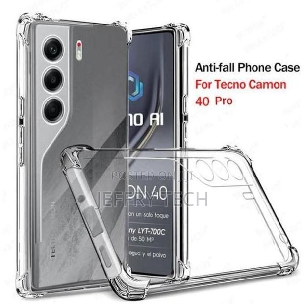 Org Tecno Camon 40 Pro Cover Transparent, Clear and Colorless With Un